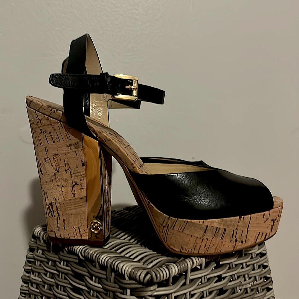 Michael Kors Platform Cork Heels